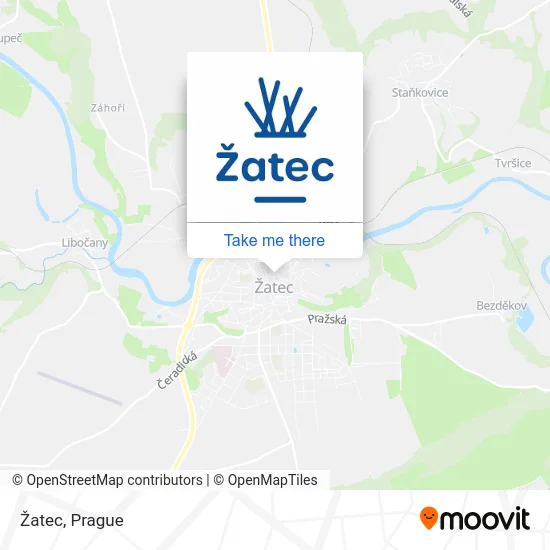 Карта Žatec