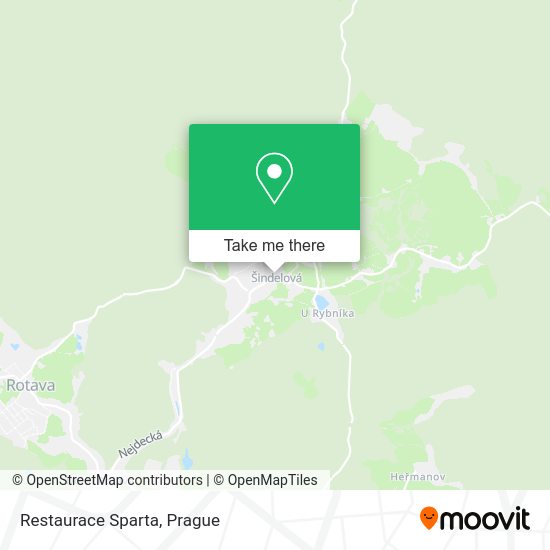 Карта Restaurace Sparta