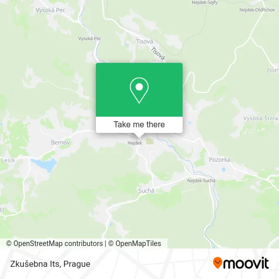 Карта Zkušebna Its