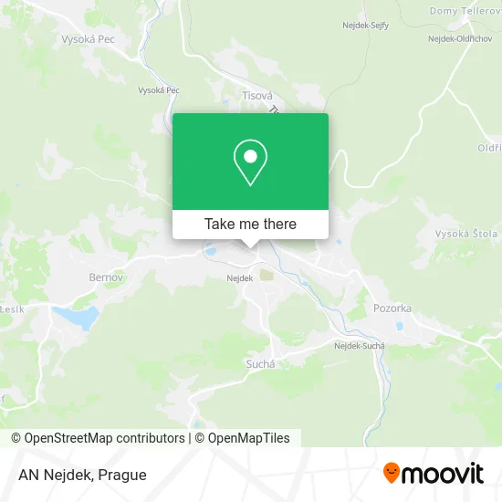 Карта AN Nejdek