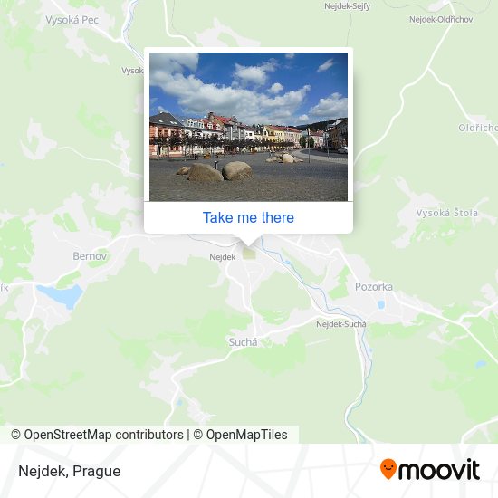 Карта Nejdek