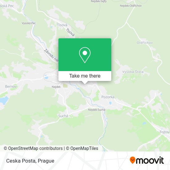 Карта Ceska Posta