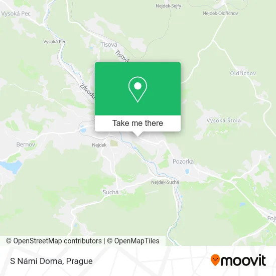 Карта S Námi Doma