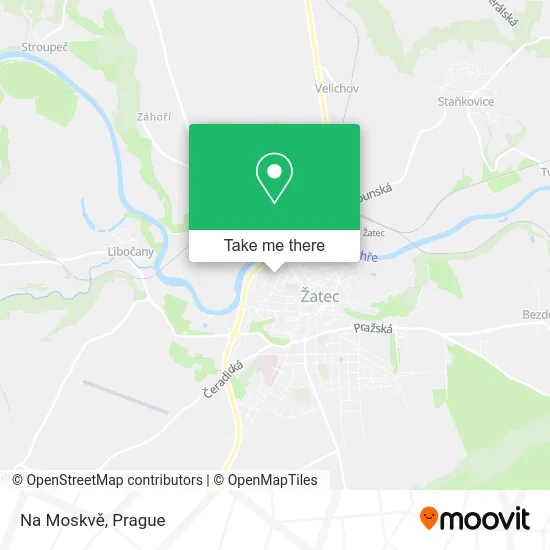 Карта Na Moskvě