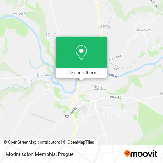 Карта Módní salon Memphis