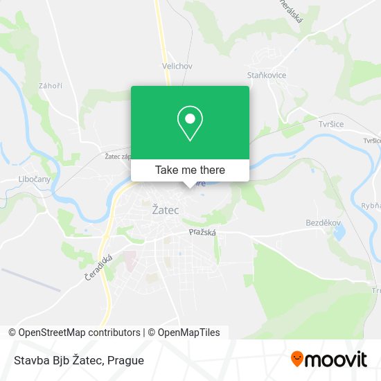 Карта Stavba Bjb Žatec