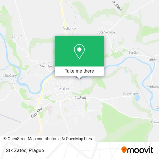 Карта Stk Žatec
