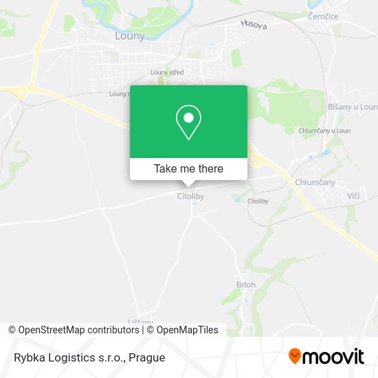 Карта Rybka Logistics s.r.o.