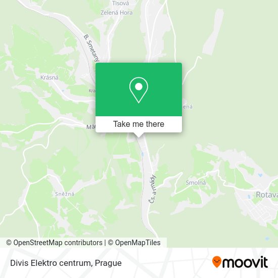Карта Divis Elektro centrum