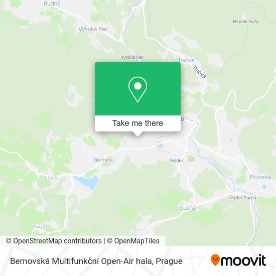 Карта Bernovská Multifunkční Open-Air hala
