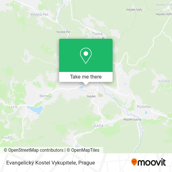 Карта Evangelický Kostel Vykupitele
