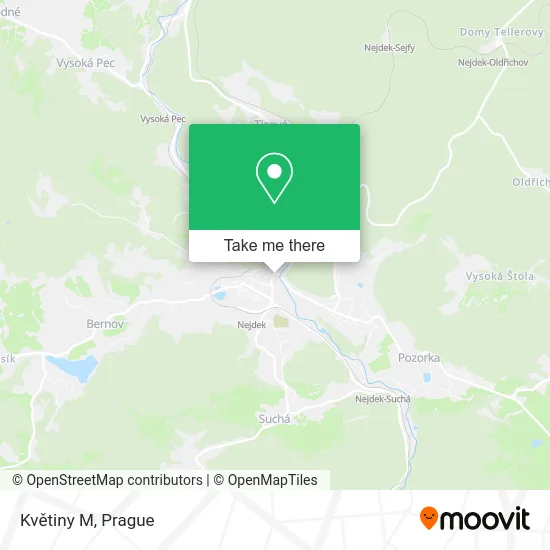 Карта Květiny M