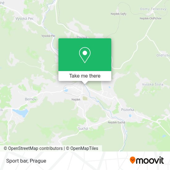 Карта Sport bar