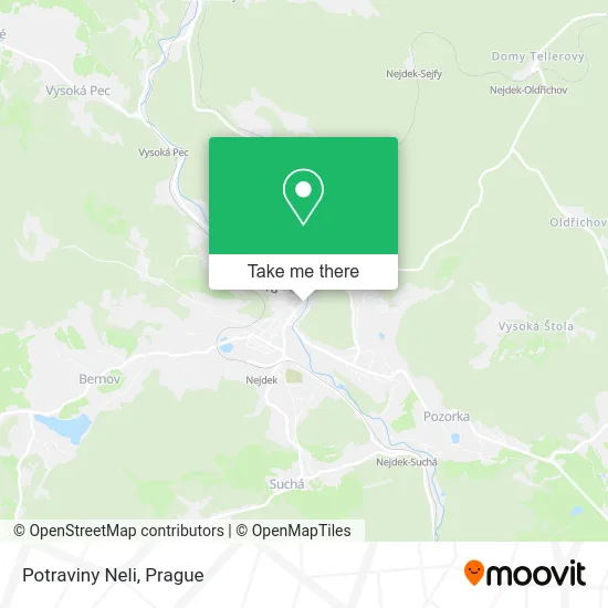 Карта Potraviny Neli