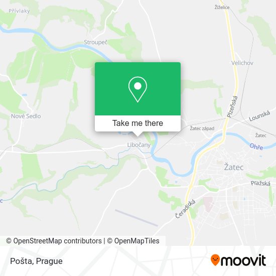 Карта Pošta