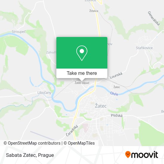 Карта Sabata Zatec