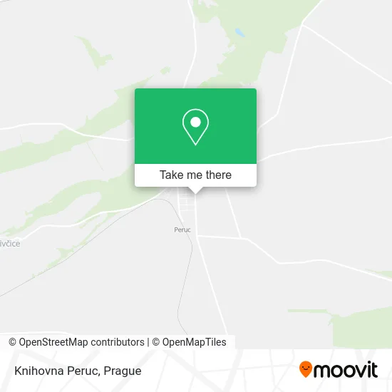 Карта Knihovna Peruc