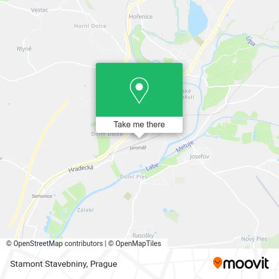 Карта Stamont Stavebniny