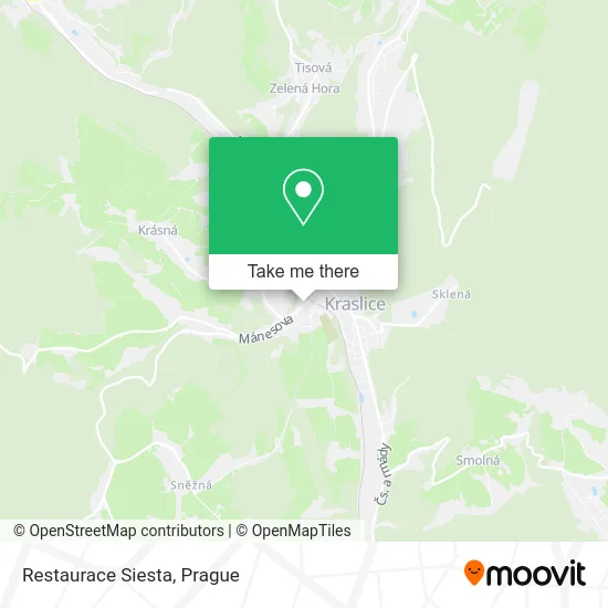 Карта Restaurace Siesta