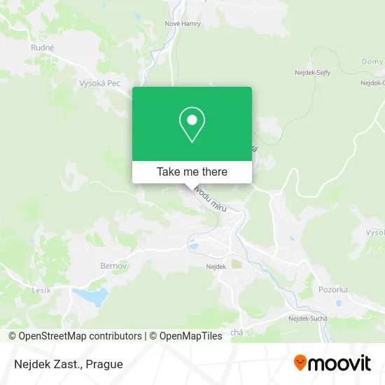Карта Nejdek Zast.