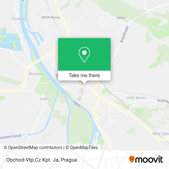 Карта Obchod-Vtp.Cz Kpt. Ja