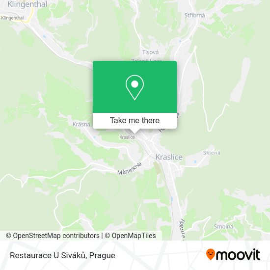 Карта Restaurace U Siváků