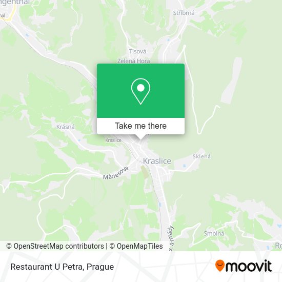 Карта Restaurant U Petra