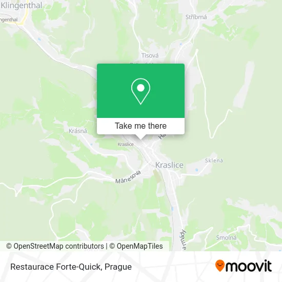 Карта Restaurace Forte-Quick