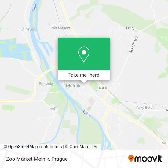 Карта Zoo Market Melnik