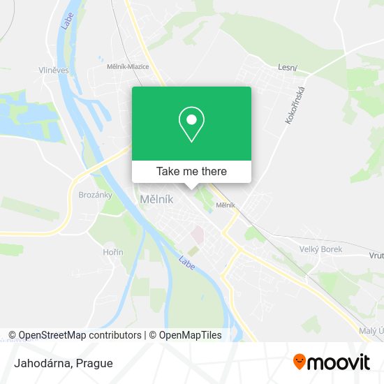 Карта Jahodárna