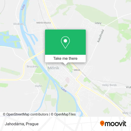 Карта Jahodárna