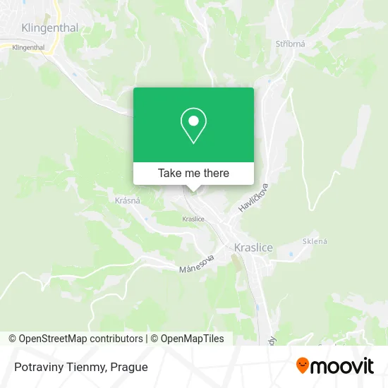 Карта Potraviny Tienmy
