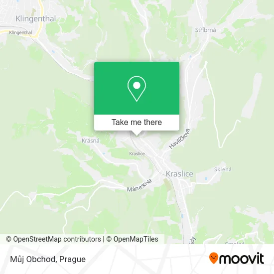 Карта Můj Obchod