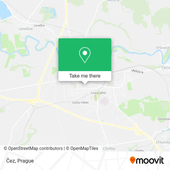 Карта Čez