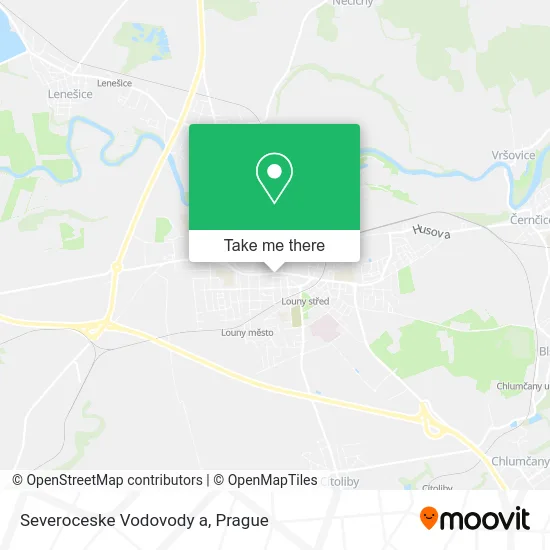 Карта Severoceske Vodovody a