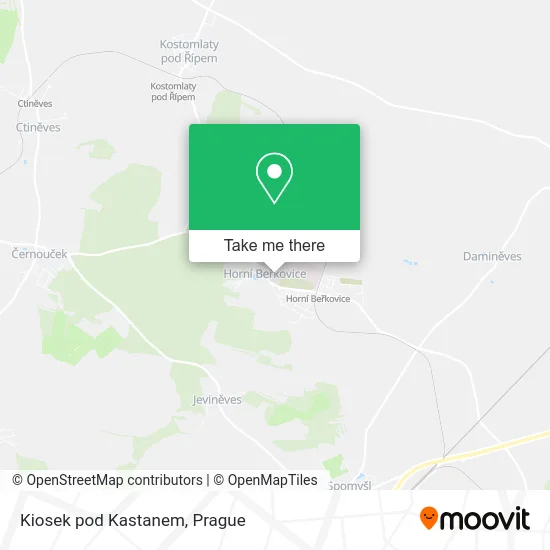 Карта Kiosek pod Kastanem
