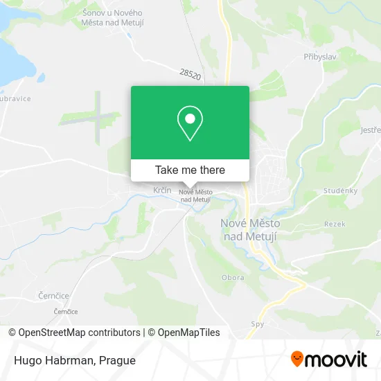 Карта Hugo Habrman