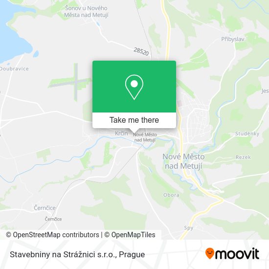Карта Stavebniny na Strážnici s.r.o.