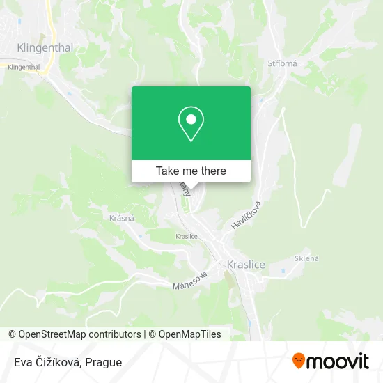 Eva Čižíková map
