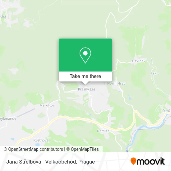 Карта Jana Střelbová - Velkoobchod
