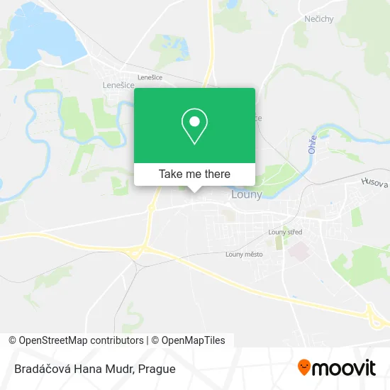 Карта Bradáčová Hana Mudr