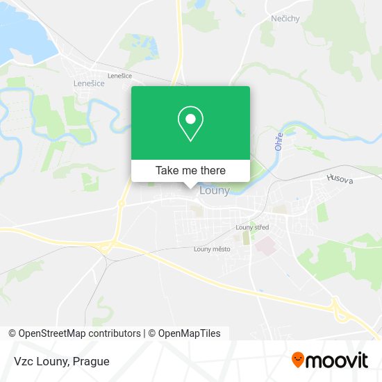 Карта Vzc Louny