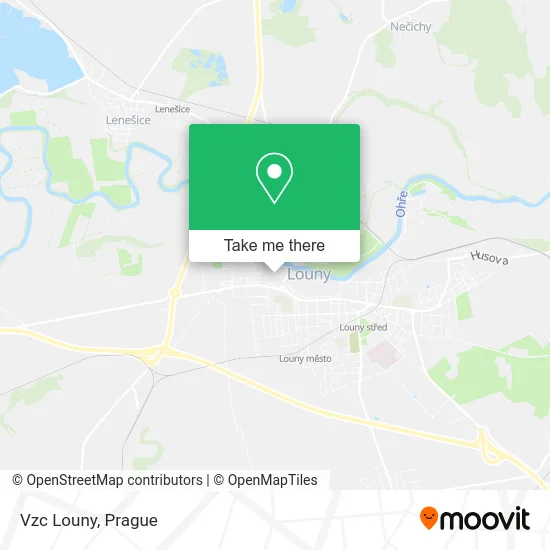 Карта Vzc Louny