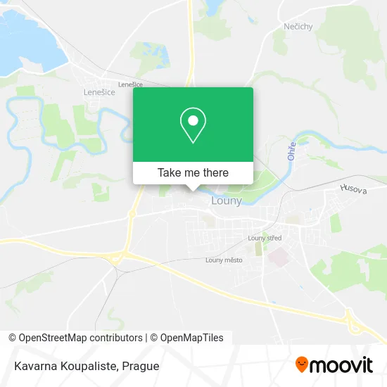 Карта Kavarna Koupaliste