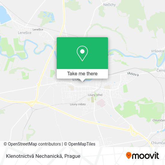 Карта Klenotnictvã Nechanickã