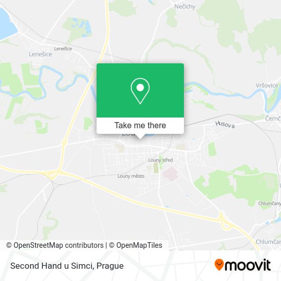 Карта Second Hand u Simci