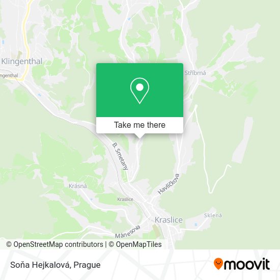 Карта Soňa Hejkalová