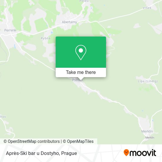 Карта Après-Ski bar u Dostyho