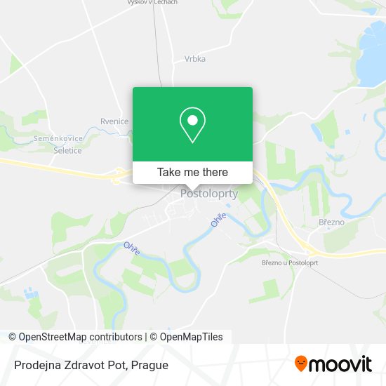 Карта Prodejna Zdravot Pot