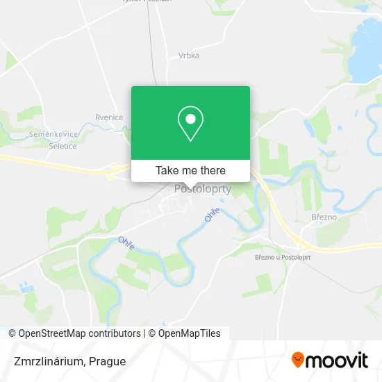 Карта Zmrzlinárium